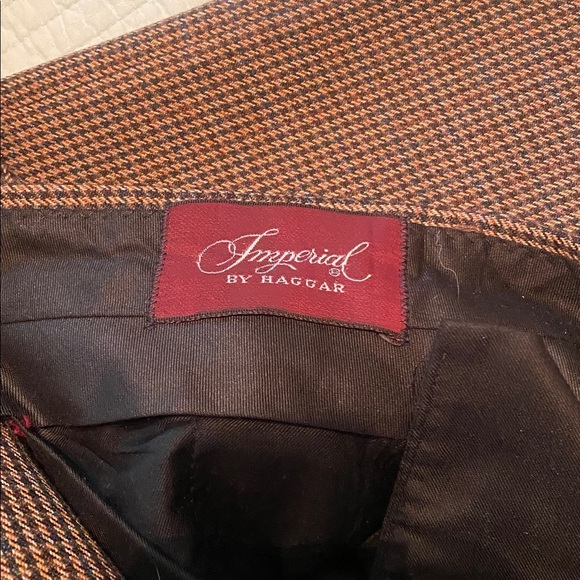 Haggar Imperial Houndstooth Trousers - Picture 3 of 6